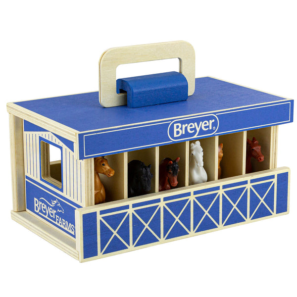 Breyer Farms Wooden Carry Along Stable